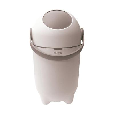 Lixeira de Fralda Clingo Antiodor Vedação Total Compacta Branco Brasgroup