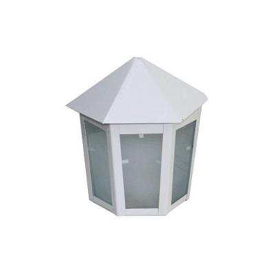 Luminária de Parede Veneza Alumínio Fundido Branco 19x12cm Ouro Minas
