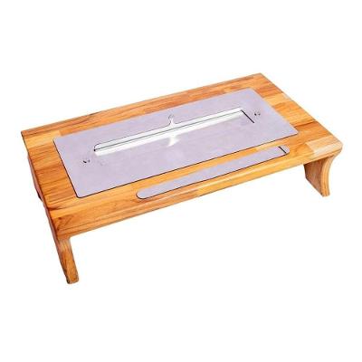 Lareira de Mesa Portátil Ecológica a Álcool Inox 304 Metalmig