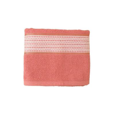 Kit 2 Toalhas de Banho Rubia 1,45m X 75cm Algodao 360g-m2 Felpuda Coral Lilly Home Enxovais
