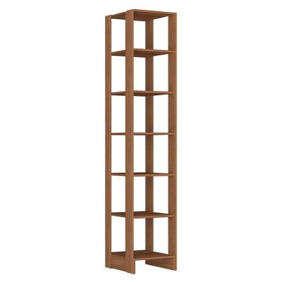 Estante Multiuso EY104 6 Prateleiras MDP 40cm Marrom Nova Mobile