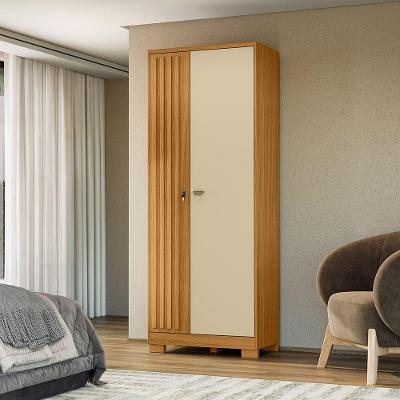 Armário SSX 2 Portas com Chave MDP 70CM Off White Incorplac Móveis