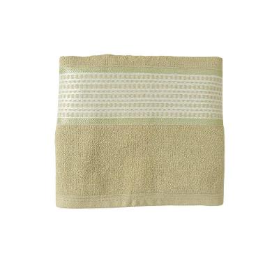Kit 2 Toalhas de Banho Rubia 1,45m X 75cm 100% Algodao Felpuda Bege Lilly Home Enxovais