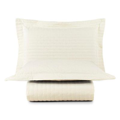 Cobre Leito King Felicity 3 Peças Percal 80% Algodão 20% Poliéster Palha Lilly Home Enxovais