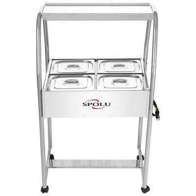 Buffet Térmico SPL501 4 Cubas Inox 2500W Termostato 220V Spolu