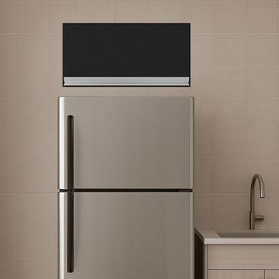 Armário Cozinha Aéreo Geladeira 60cm Basculante Leticia Preto A01 - D'rossi