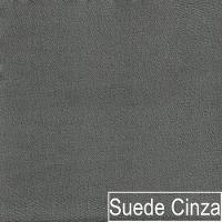 Kit Diva Recamier Diana 130Cm Lado Direito E 01 Poltrona Classic Suede - Amarena Móveis Cinza