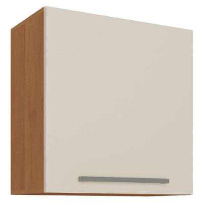 Armário Aéreo Favorita 59cm 1 Porta MDF MDP Bater Cinamomo Areia Fosco Zanzini Móveis