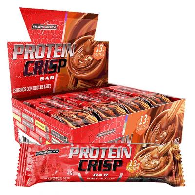 Barra Proteína Whey Crisp Bar 12 Unidades - Integralmedica Churros