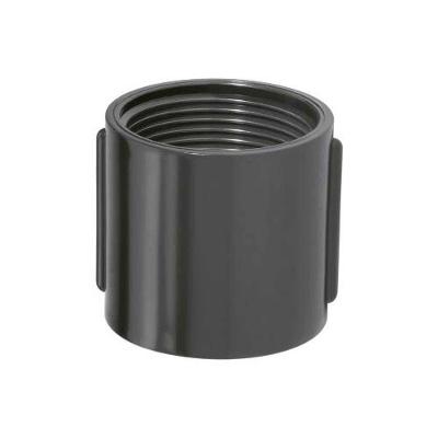 Luva para Eletroduto Roscável Pvc 2.1-2 Baixa Tensão Preto Amanco