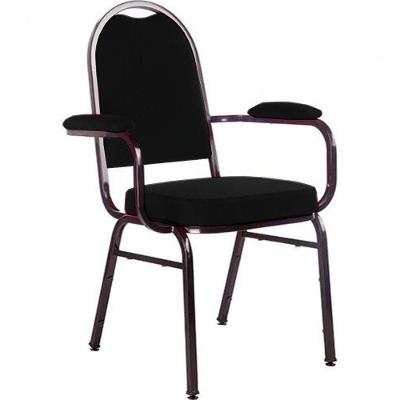 Cadeira Com Braços Para Auditórios Linha Hotel Preto