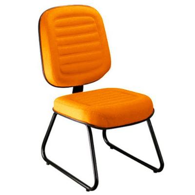 Cadeira Diretor Para Escritório Gomada Linha Blenda Laranja
