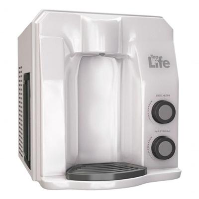 Purificador de Água Alcalina Ionizada de Bancada Top Life Flex HE Gelada Branco 110V