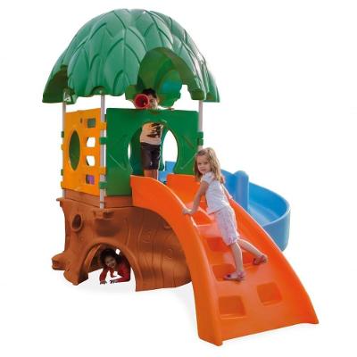 Playground Casa na Árvore Smart com Escorregador em Onda e Curva e Balanços Xalingo Brinquedos