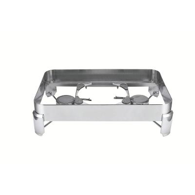 Suporte para Rechaud Banho Maria GN 1-1 em Aço Inox com Fogareiro Inox Tramontina