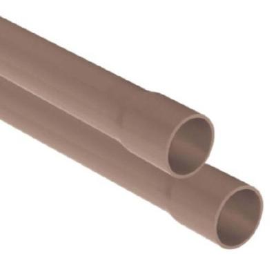 Tubo Soldável 40mm Pn 750 Kpa para Água com Junta Resistente Marrom Amanco