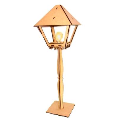 Luminária de Chão São Thomé Mdf Cru Bivolt 110V-220V 100W para Interior e Exterior Lenobre