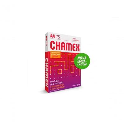 Papel Sulfite A4 Chamex Papel Chamex 75g-m² 210x297mm Resma com 500 Folhas Branco