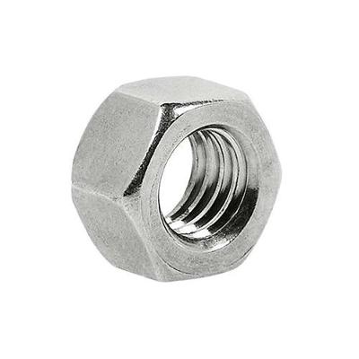 Porca Sextavada 1-2'' Zincada - Aço Baixo Carbono - UNC com 13 Fios por Polegada Prata Jomarca
