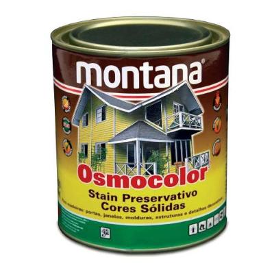 Stain Preservativo para Madeira Osmocolor Cores Sólidas Alto Rendimento Branco Neve Montana