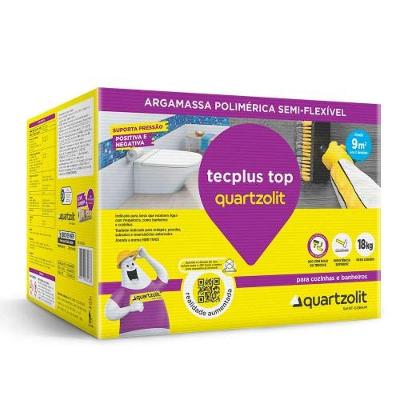 Tecplus Top Caixa 18KG para Proteção de Áreas Úmidas com Excelente Rendimento Quartzolit