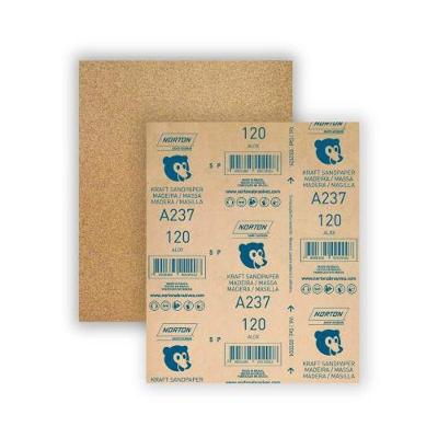 Lixa para Madeira 120 Pacote com 50 Peças 45M X 12CM para Acabamento Norton