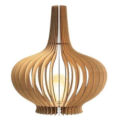 Luminária de Chãoásis Bivolt 110V-220V 100W em Mdf Cru para Interior e Exterior Lenobre
