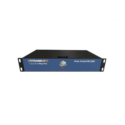 Organizador de Cabos CFTV Power Coaxial HD 3000 16ch Vídeo e Alimentação Longa Distância Filtro