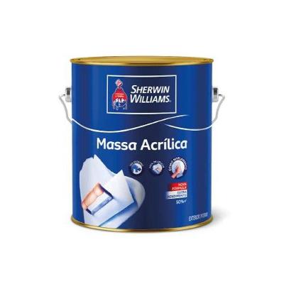 Massa Acrílica Metalatex Interior Acabamento Fosco Branco Galão 3 e 6L Sherwin Williams