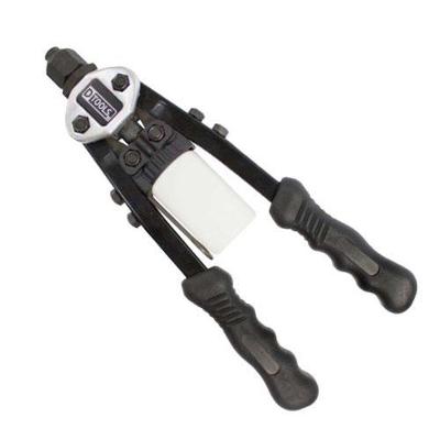 Rebitador Manual 13'' Alavanca para Rebites 2.4 3.2 4.0 4.8 Menor Esforço Prata Dtools