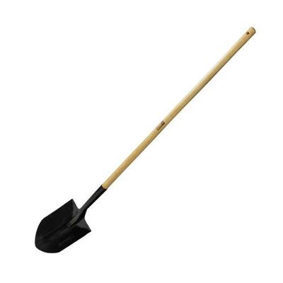 Pá Americana Concha Corte 120cm em Aço Carbono Especial com Cabo de Madeira Nobre Dtools
