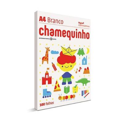 Papel Sulfite A4 Chamex Chamequinho A4 50 X 100 Folhas para Escritório Caixa com 5000 Unidades