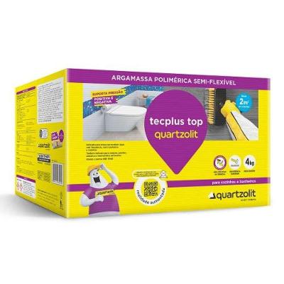 Impermeabilizante Tecplus Top Caixa 4KG para Proteção de Superfícies em Áreas Internas Quartzolit