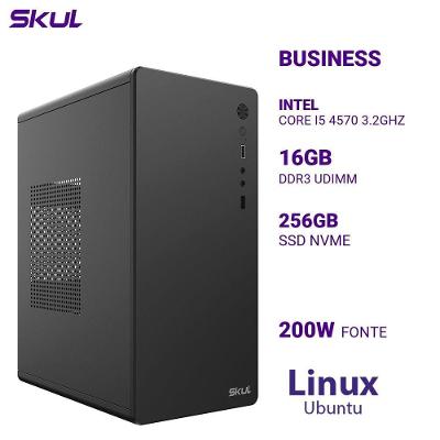 Computador B500 com Intel Core I5 4570 3.2GHZ 16GB DDR3 e SSD 256GB para Uso Diário
