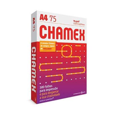 Papel Sulfite A4 Chamex Papel Chamex A4 05 X 500 Folhas Caixa com 2500 Folhas