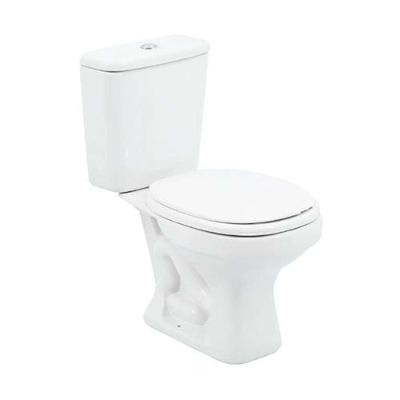 Kit Vaso Sanitário Aspen com Caixa Acoplada de Piso Dual Flush em Louça Sanitária Branco Gelo