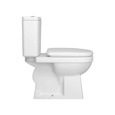 Kit Bacia para Caixa Acoplada Quadra CD.01 Quadrado Instalação no Piso Dual Flush Branco