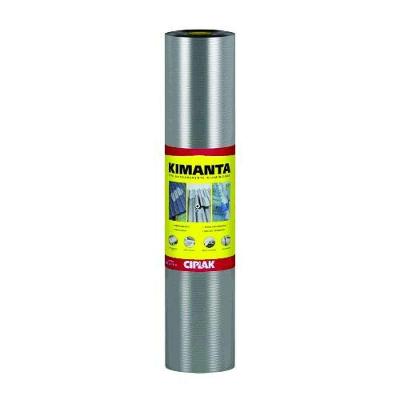 Fita Asfáltica Aluminizada 100CMX10M para Vedação e Proteção Térmica Prata Ciplak