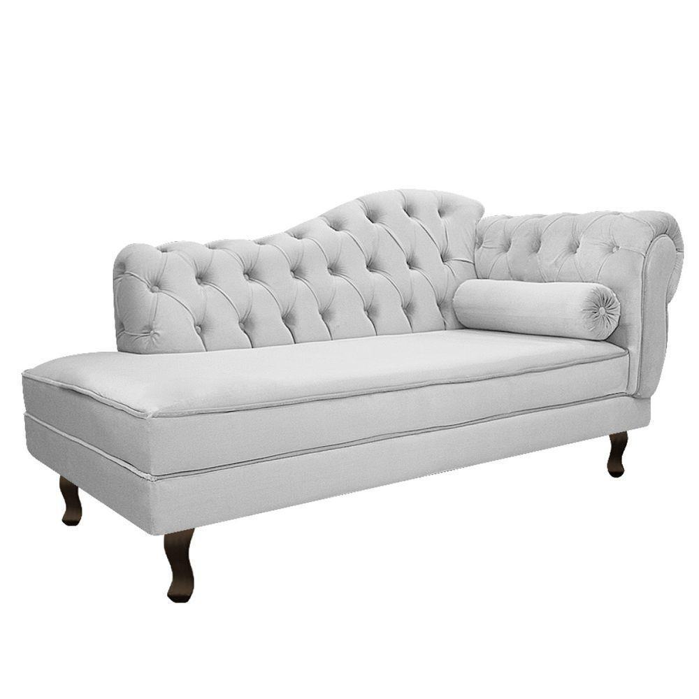 Kit Diva Recamier Diana 130Cm Lado Esquerdo E 02 Poltronas Julia Corano - Amarena Móveis Branco - 5