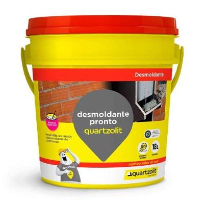 Desmoldante Pronto Balde 18L para Formas de Concreto em Embalagem Econômica Quartzolit