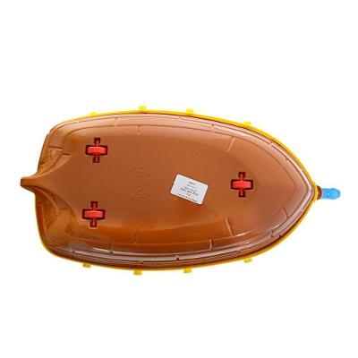 Brinquedo Infantil Barco Pirata com Rodinha para Montar com Canhao e Timao Maral