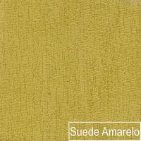 Kit Diva Recamier Diana 130Cm Lado Esquerdo E 01 Poltrona Classic Suede - Amarena Móveis Amarelo - 2