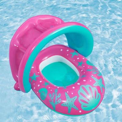 Bote Infantil para Piscina em Formato de Caranguejo para Bebes 6 a 18 Meses Rosa Nautika