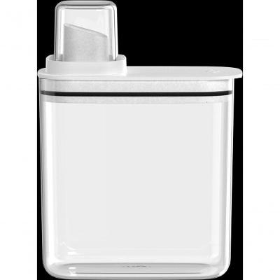 Dispenser de Sabão Flow 1,5L Vedação em Silicone Antivazamento Transparente Ou