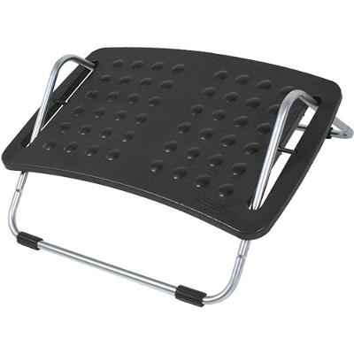 Apoio Ergonomico para Pes Plastico Base Abs Aco Carbono Zincado Preto Multivisao