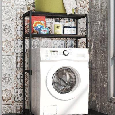 Estante Multiuso 2 Andares 2 Prateleiras Plástico 30cm Preto Top Rio Comercial