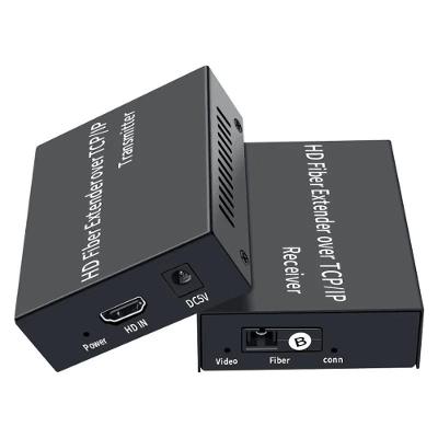 Extensor HDMI Via Fibra Optica Extender HF03 Full HD 1080P 60HZ Ate 3KM Conectividade Monomodo