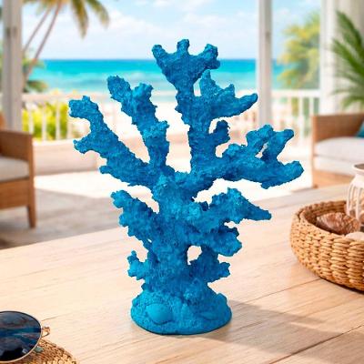Coral Decorativo Artificial Coral Decorativo para Ambiente Nautico Azul Coral