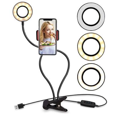 Iluminador Ring Light Anel Luz Articulado Led Maquiagem