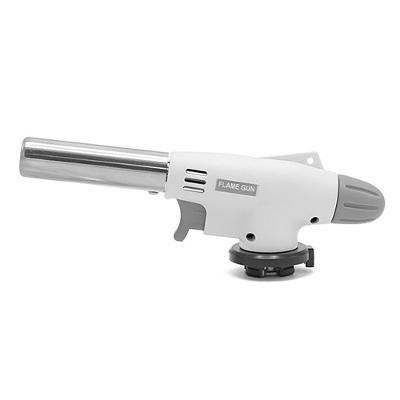 Maçarico Culinário Portátil Flame Gun para Sobremesas e Churrasco Branco Aquilae
